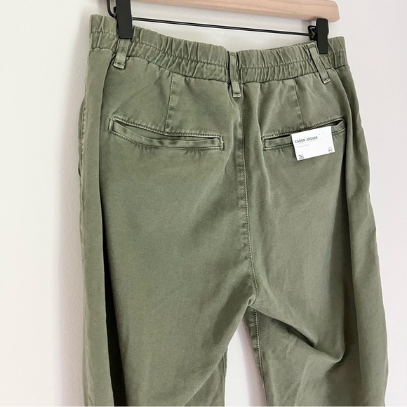 NWT Ag Adriano Goldschmied Women's Caden Jogger Trouser Pants in Green Size 26 - Picture 10 of 16